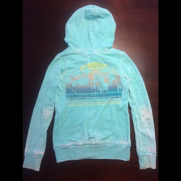 Billabong Turquoise Hoodie - Picture 3 of 3